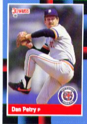 1988 Donruss Baseball Cards    476     Dan Petry
